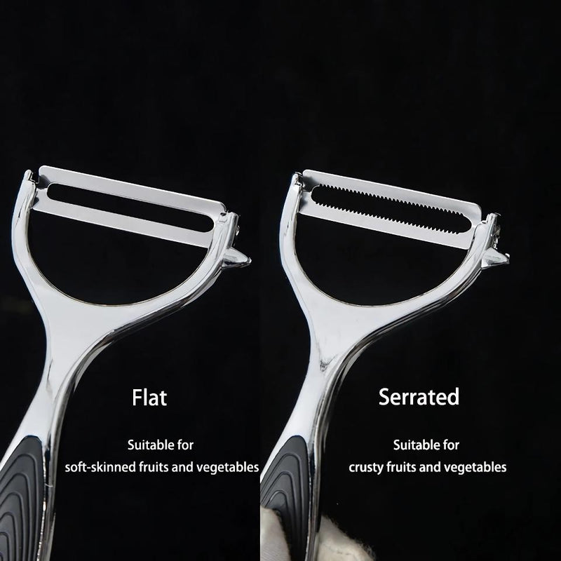 stainless steel kitchen peeler and cutter, view 11 - MRSLM