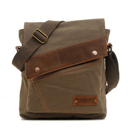 retro canvas vertical crossbody bag, view 6 - MRSLM