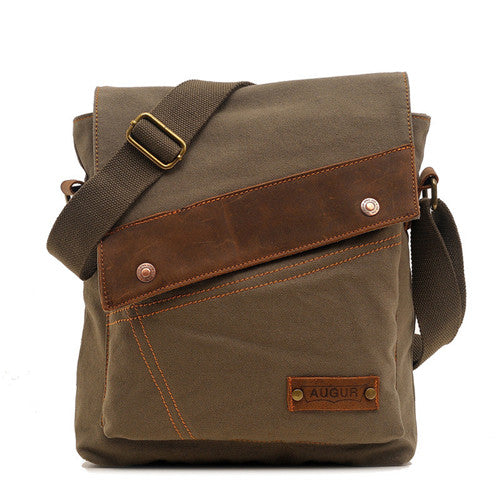 retro canvas vertical crossbody bag, view 6 - MRSLM