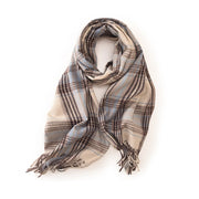 imitation cashmere plaid winter scarf, view 2 - MRSLM
