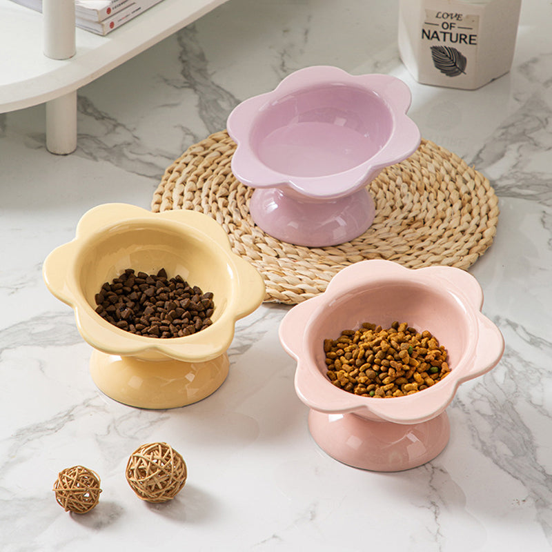 elevated ceramic cat bowl - MRSLM