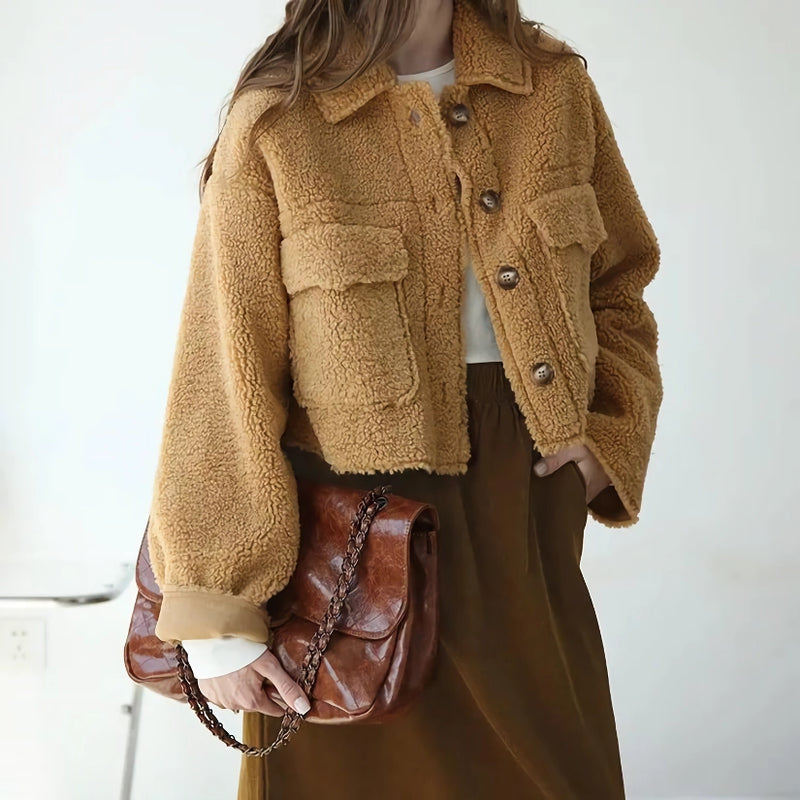 faux fur women's winter coat, view 10 - MRSLM