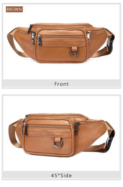 men's leather chest bag, view 8 - MRSLM