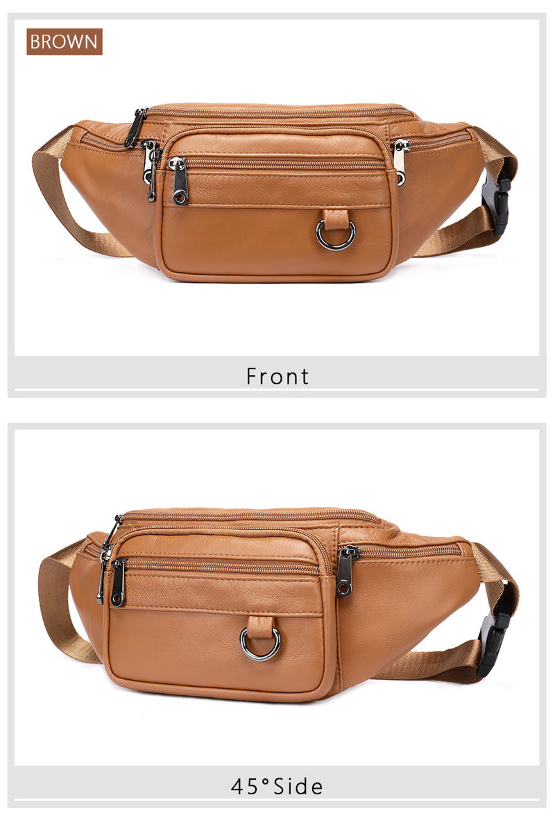 men's leather chest bag, view 8 - MRSLM