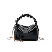 genuine leather shoulder crossbody bag, view 3 - MRSLM