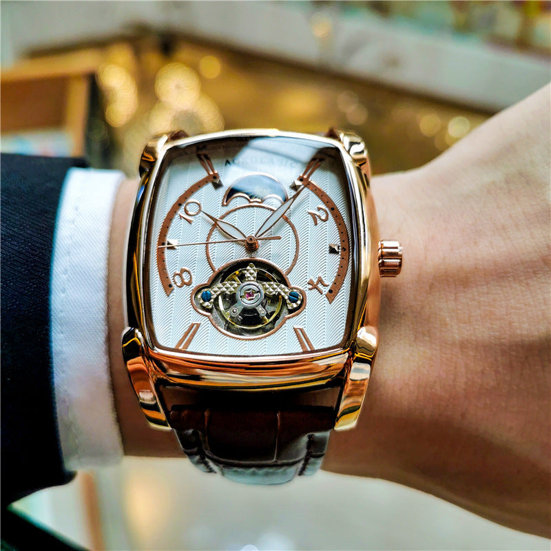 men's large dial automatic watch, view 8 - MRSLM