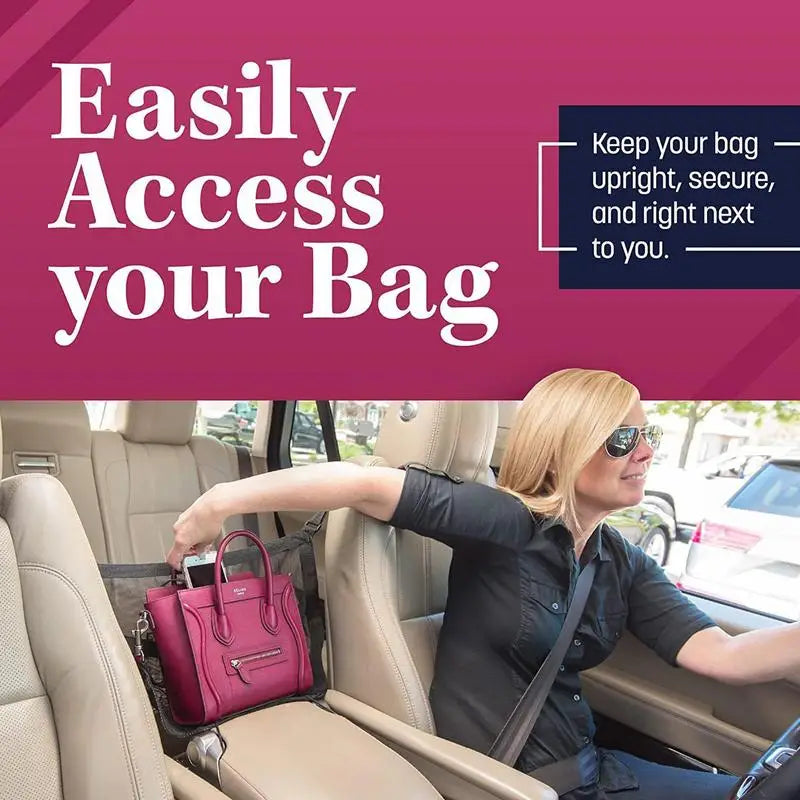backseat dog barrier and mesh organizer, view 3 - MRSLM