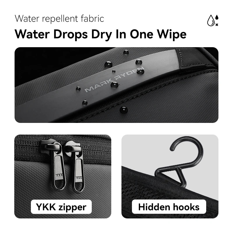 men's travel toiletry bag, view 9 - MRSLM
