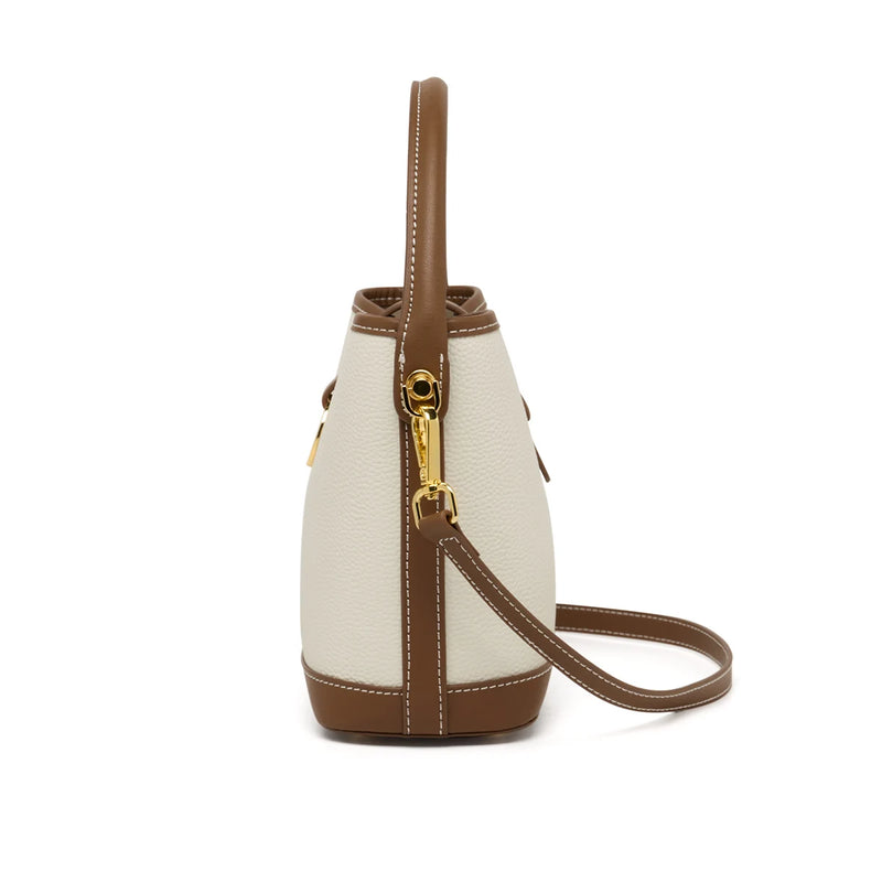 genuine leather tote bag for women, view 7 - MRSLM