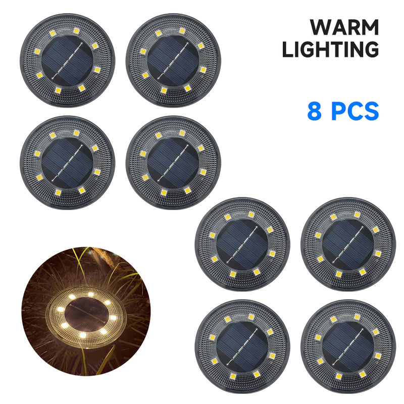 solar power ground lights, view 2 - MRSLM