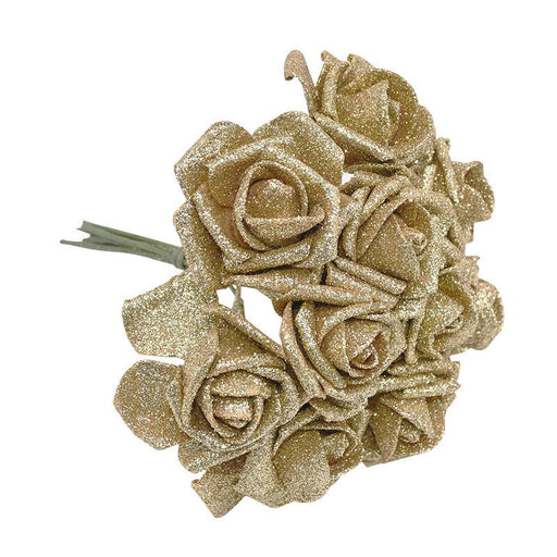 pe gold powder artificial roses, view 10 - MRSLM