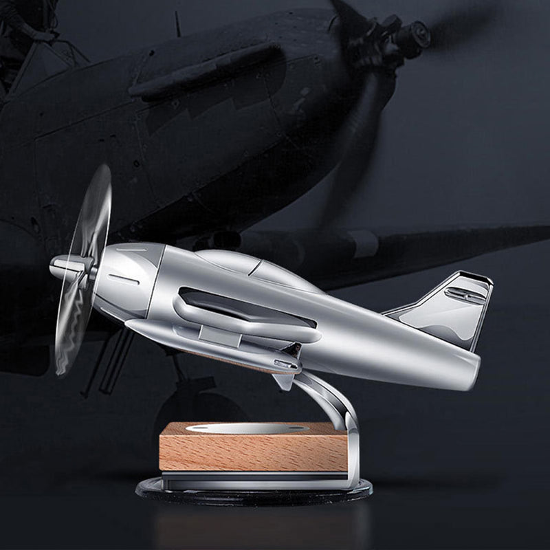 solar aircraft car ornament, view 5 - MRSLM