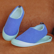 two-wear cloth home slippers, view 3 - MRSLM
