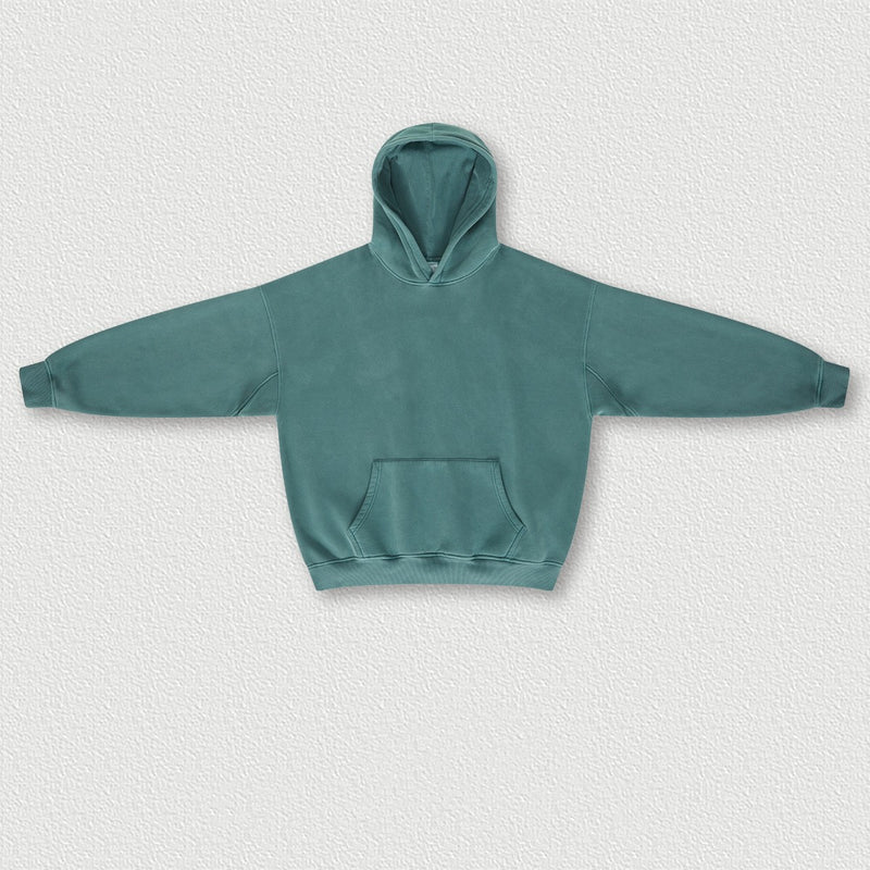 washed padded hooded sweatshirt, view 7 - MRSLM