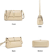 gold crossbody shoulder bag, view 6 - MRSLM