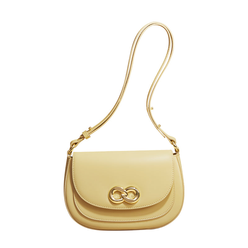 round cow leather shoulder bag, view 6 - MRSLM