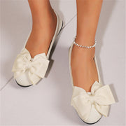 Bowknot flat loafers, view 2 - MRSLM