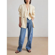vintage high waist blue jeans, view 4 - MRSLM