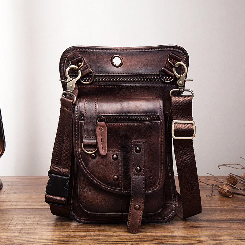men's leather fanny pack - MRSLM