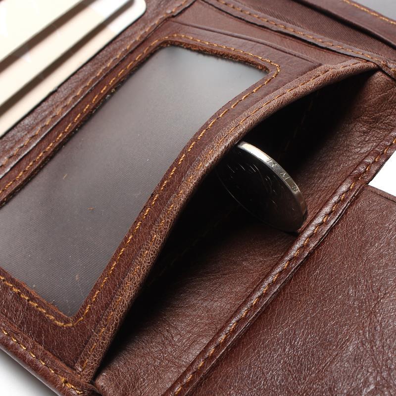 men's ultra-thin leather wallet, view 3 - MRSLM
