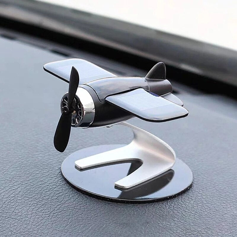 solar airplane car air freshener, view 3 - MRSLM