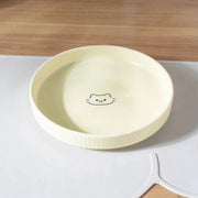 ceramic pet food and water bowl, view 5 - MRSLM