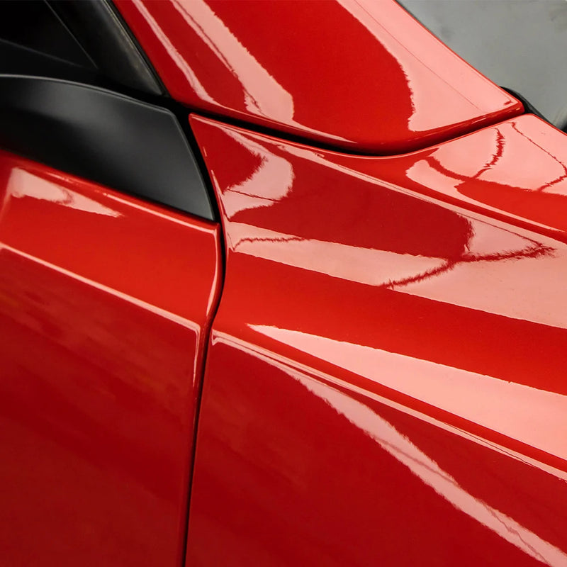 ultra glossy red car vinyl wrap film, view 5 - MRSLM