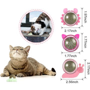 catnip wall ball toy for cats, view 11 - MRSLM