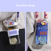 leak-proof kids water bottle with straw, view 9 - MRSLM
