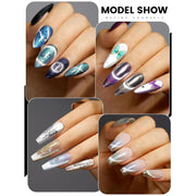 magnetic cat eye gel nail polish set, view 5 - MRSLM