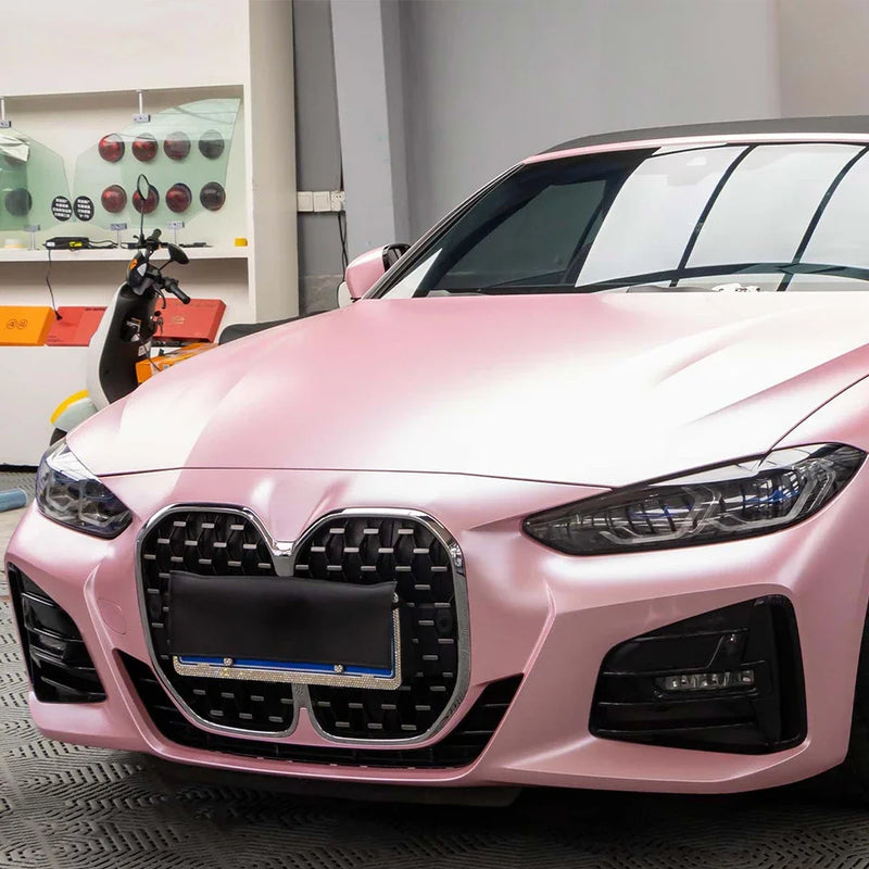 sakura pink car wrap vinyl film, view 3 - MRSLM
