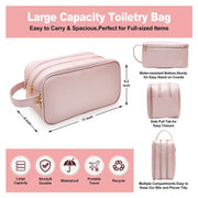 Large waterproof travel cosmetic bag, view 2 - MRSLM