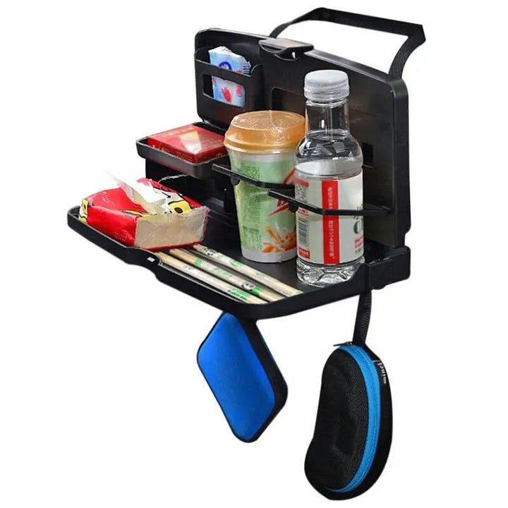 Foldable Car Back Seat Tray with Cup Holder