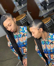Long straight lace dreadlocks wig, view 2 - MRSLM