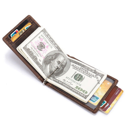 handmade leather wallet, view 5 - MRSLM