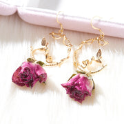 long flower earrings, view 8 - MRSLM