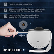 Galactic Explorer starry night light projector, view 9 - MRSLM
