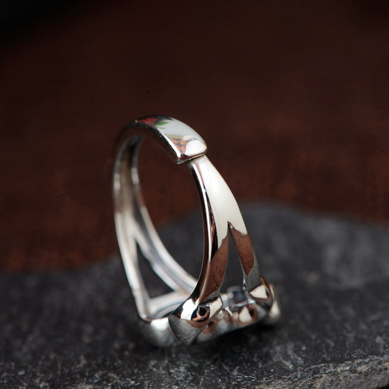 s925 silver vintage craft ring, view 4 - MRSLM