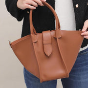 vegan leather trapeze shoulder bag - MRSLM