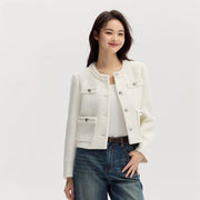 elegant tassel slim fit jacket - MRSLM