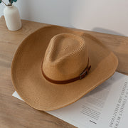 natural paper western cowboy hat, view 2 - MRSLM