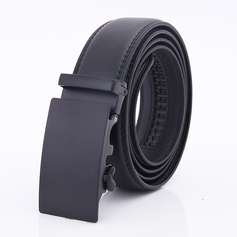 men's business automatic buckle belt, view 4 - MRSLM