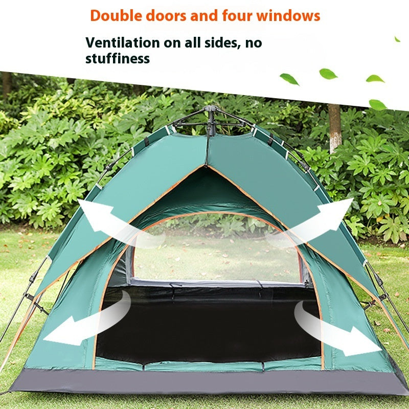 double-layer camping tent for 3-4 people, view 2 - MRSLM