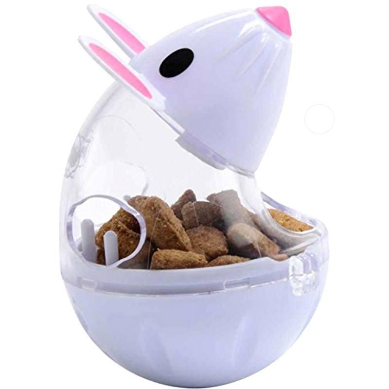 interactive mouse tumbler cat feeder toy - MRSLM