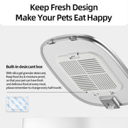 smart wifi automatic pet feeder, view 7 - MRSLM