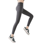Double cross high waist winter thick leggings, view 2 - MRSLM
