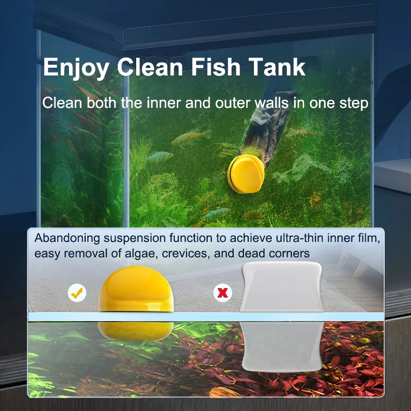 Mini magnetic fish tank brush, view 7 - MRSLM