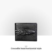 embossed leather wallet, view 18 - MRSLM