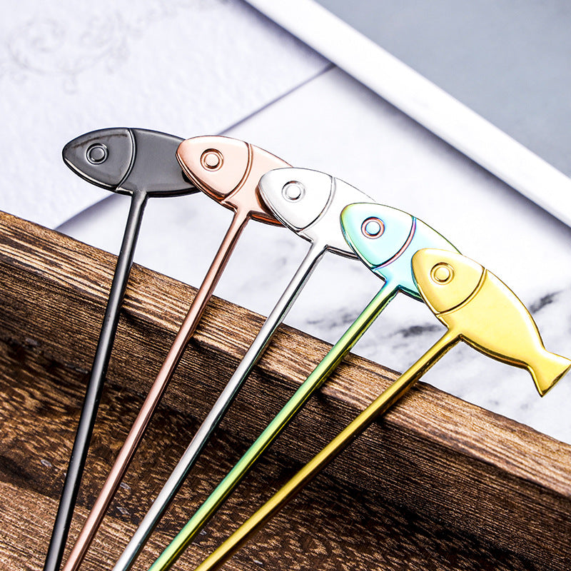 Cat stainless steel coffee spoon, view 17 - MRSLM