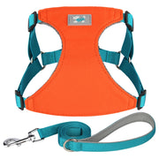 adjustable nylon dog harness and leash set, view 4 - MRSLM